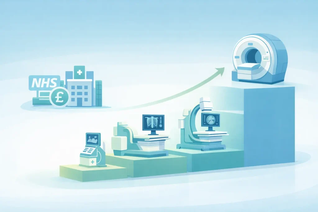NHS radiographer salary bands and career progression