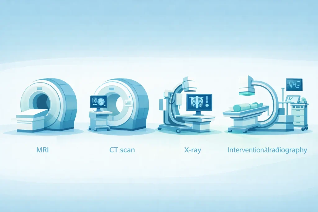 Radiography specialisations and salary differences in the UK