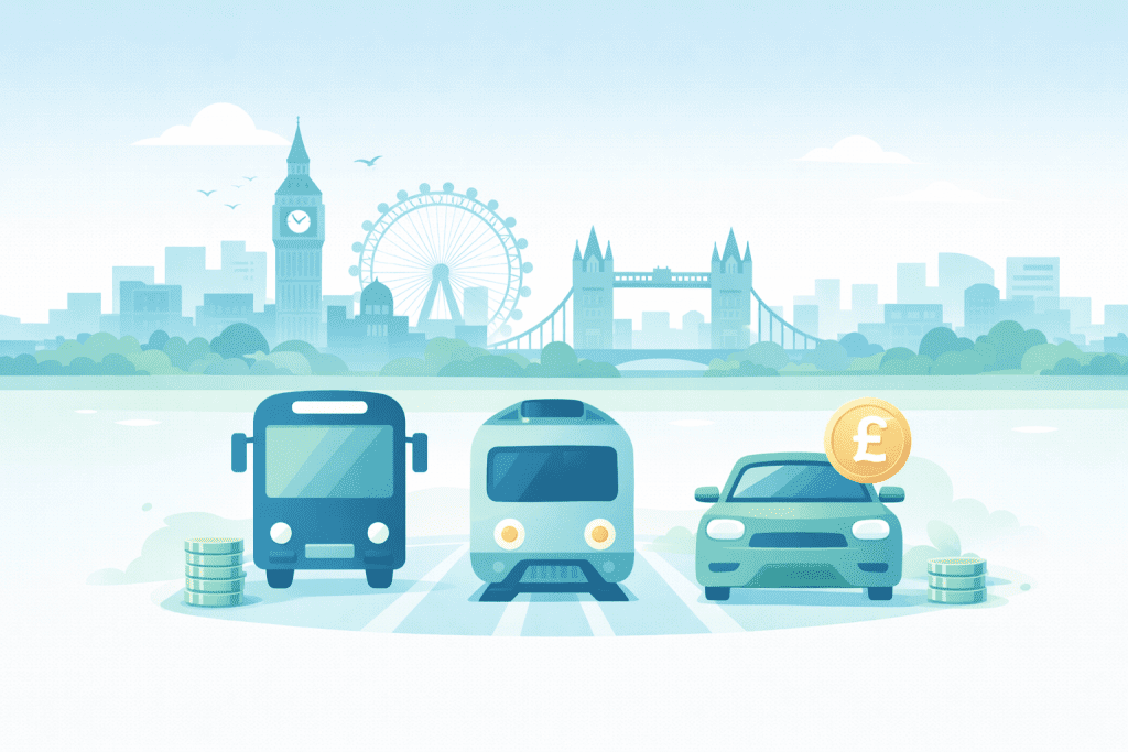 Public transport and travel costs in the UK