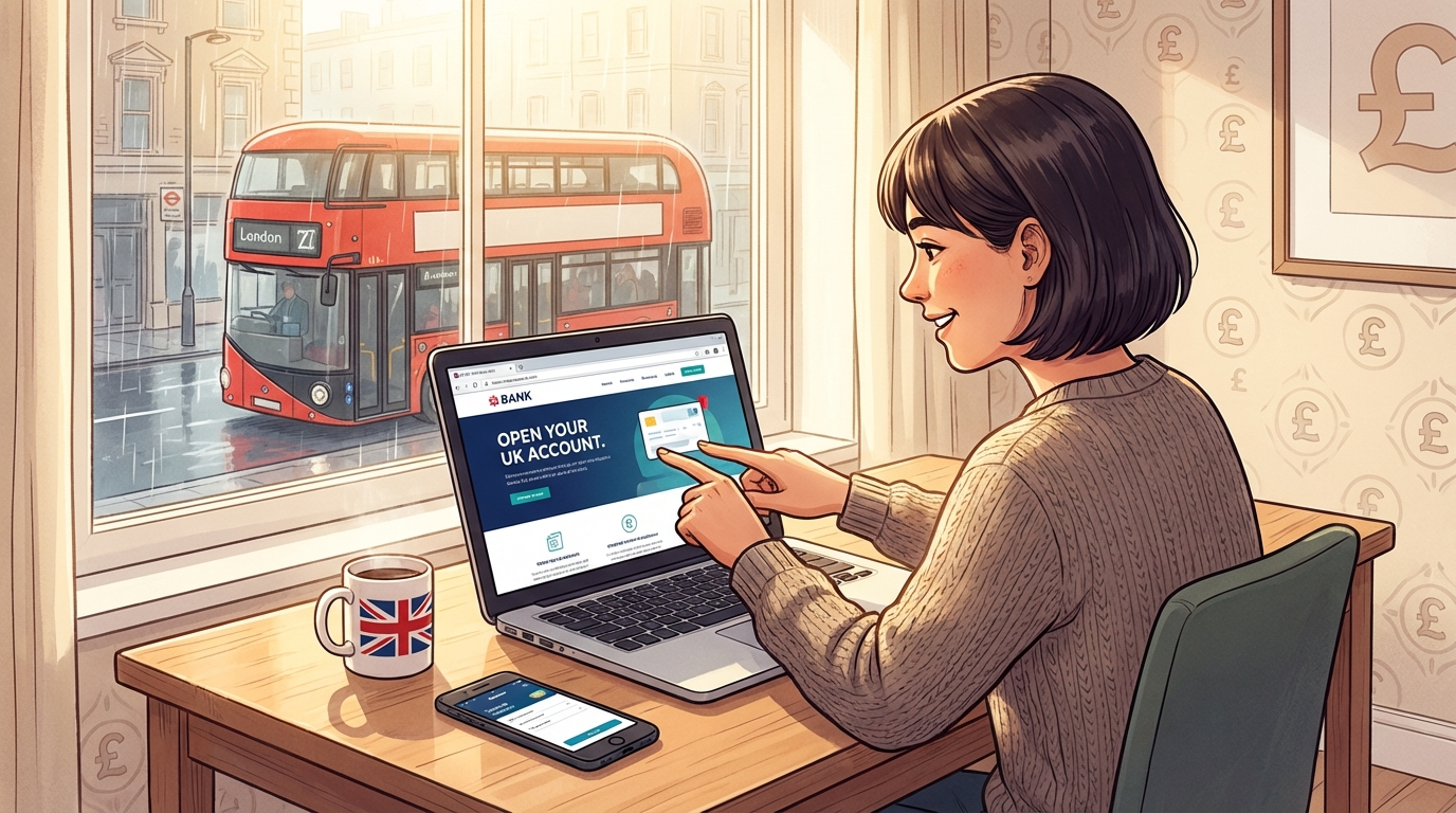 UK banking guide for newcomers opening a bank account and managing finances