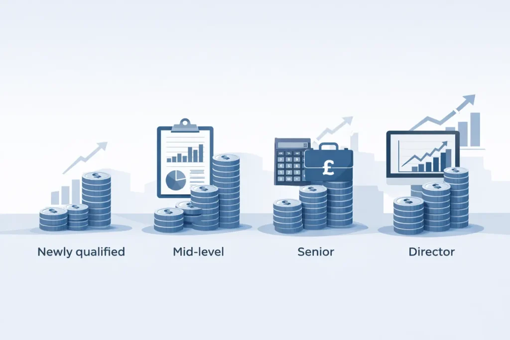 Chartered accountant salary UK by experience level