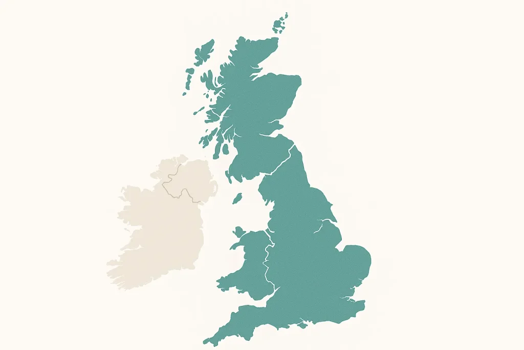 Map showing the cheapest places to live in the UK including northern England Wales and Scotland