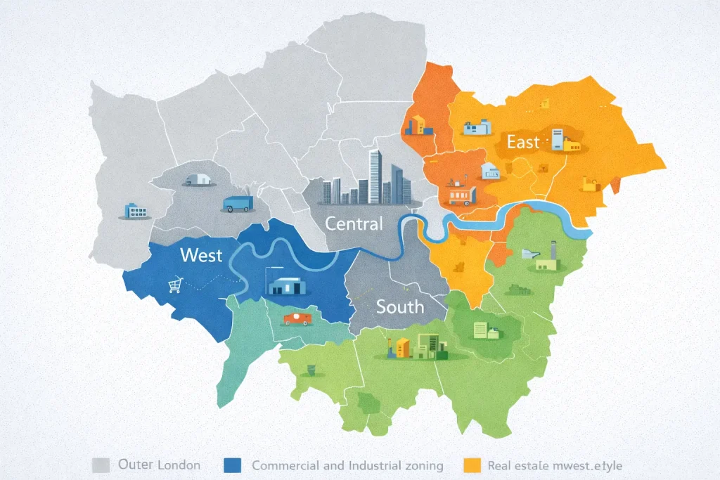 Best areas to find commercial land for rent in London