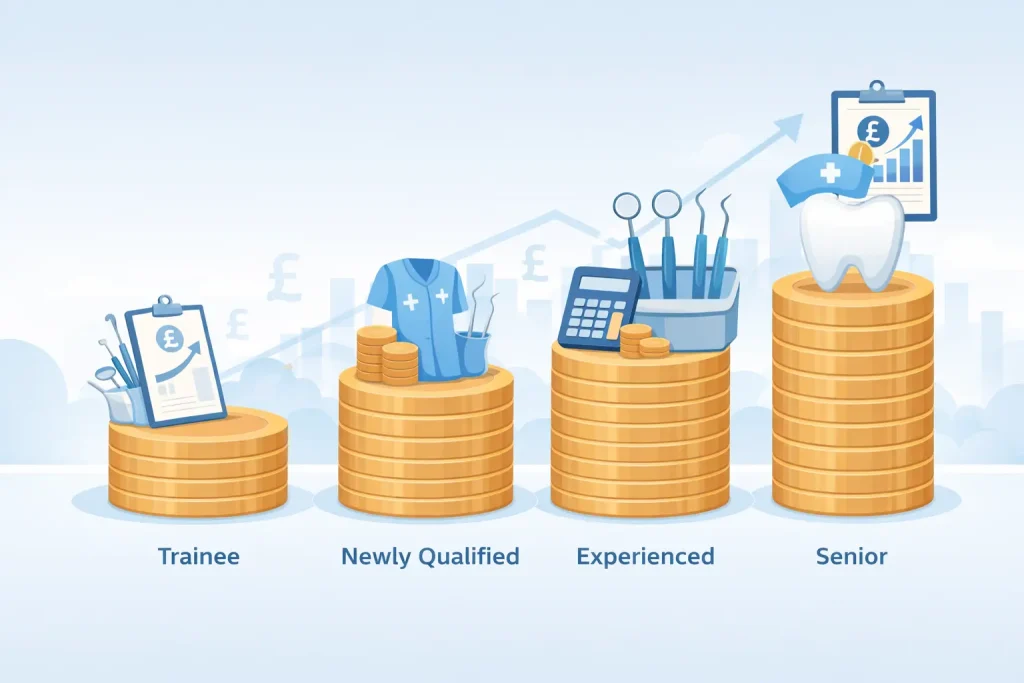 Dental nurse salary UK by experience level