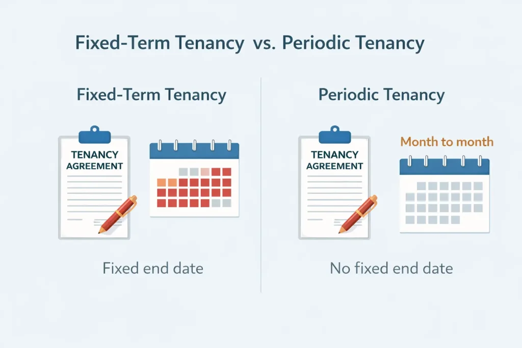 Rent increase rules for fixed term and periodic tenancies in the UK