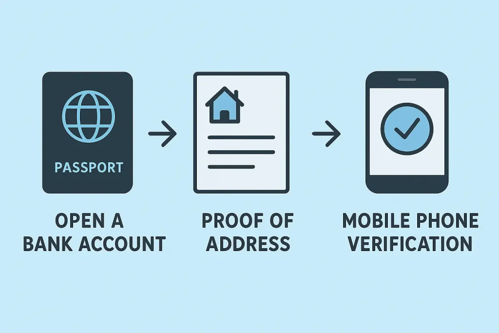 UK Banking for Newcomers: How to Open an Account, Get Paid & Avoid Costly Mistakes Steps to open a UK bank account for newcomers