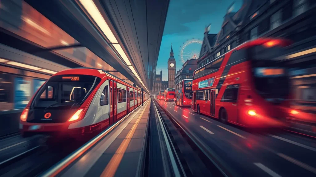 Monthly transport costs in London