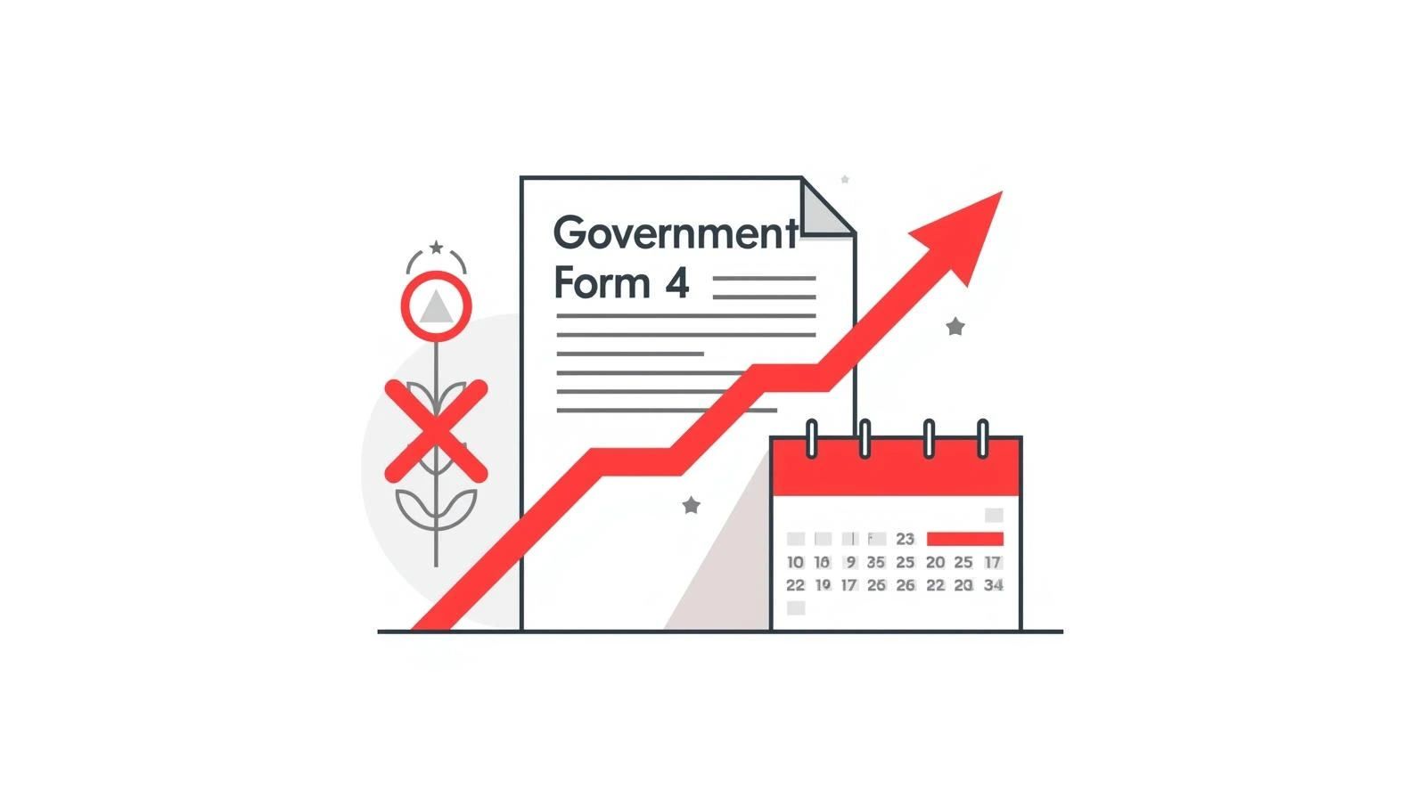 Section 13 rent increase template UK showing Form 4 notice and rent increase concept