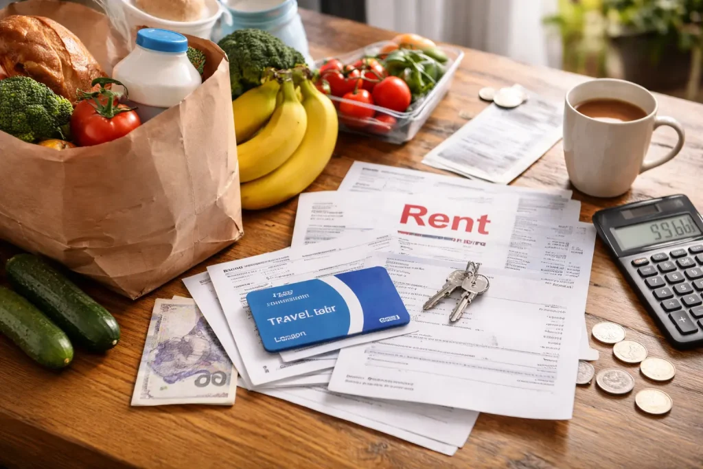 £13 Per Hour Monthly Salary UK After Tax (2026 Take Home Pay) UK cost of living comparison for a £13 per hour wage including rent and daily expenses