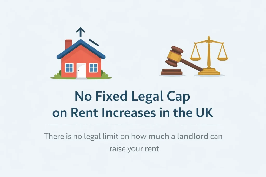 Is there a legal limit on rent increases in the UK