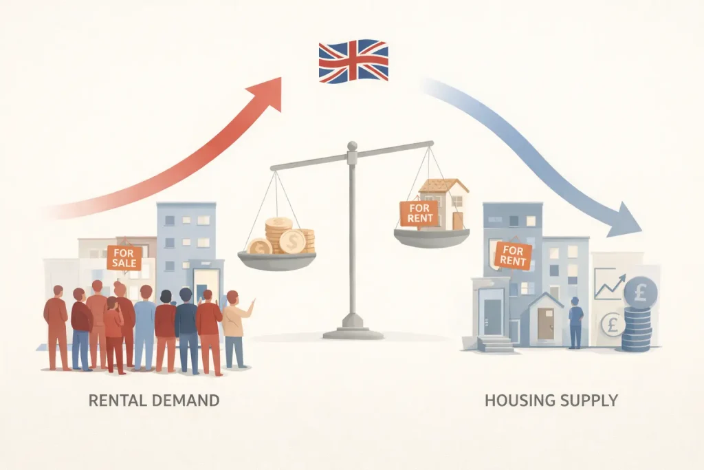 Reasons rent inflation is rising in the UK