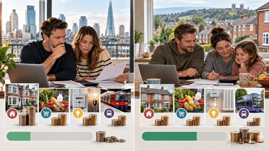 Average Disposable Income UK: How Much Money Do People Have Left? UK income compared with living costs